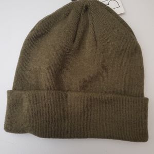 Olive Green Nordstrom Toque/Beanie Winter Fall Hat - One Size - NWT